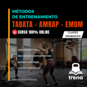Métodos de entrenamiento Tabata, AMRAP y EMOM